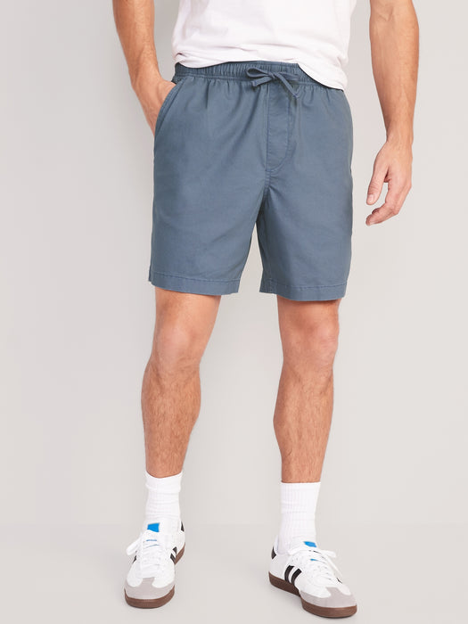Pull-On Chino Jogger Shorts for Men -- 7-inch inseam