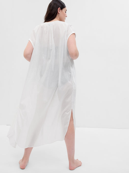 Voile Dolman Shirtdress