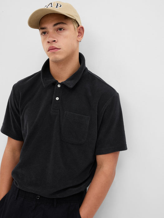 Towel Terry Polo Shirt