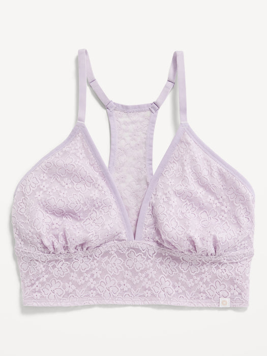 Lace Longline Racerback Bralette