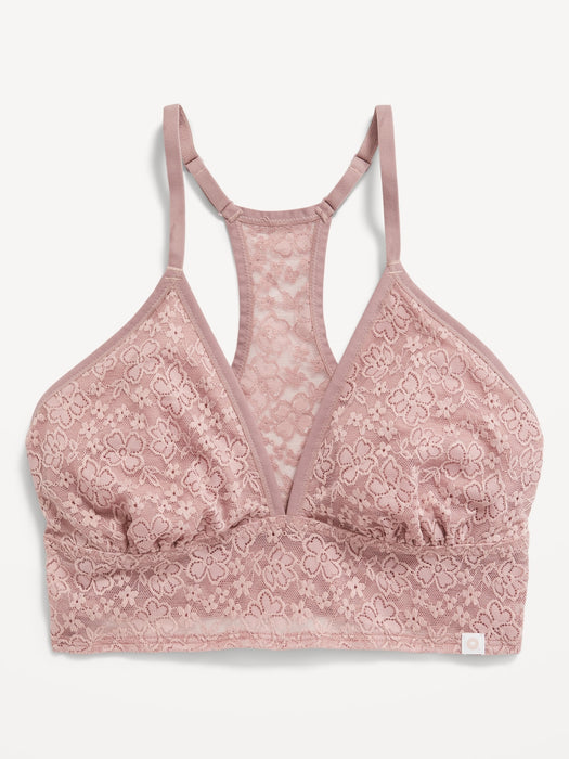 Lace Longline Racerback Bralette