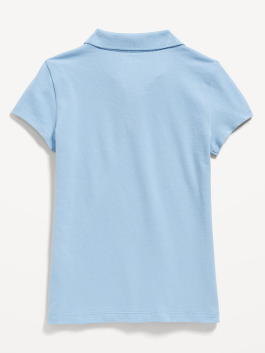 Uniform Pique Polo Shirt for Girls