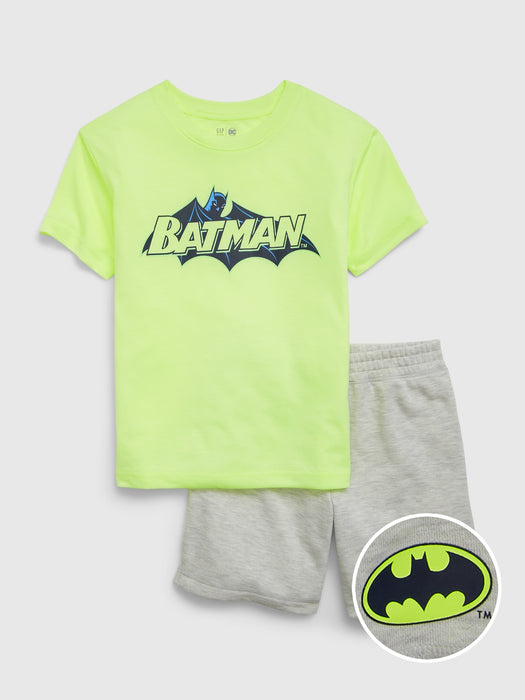 GapKids &#124 DC&#153 100% Recycled Batman PJ Shorts Set