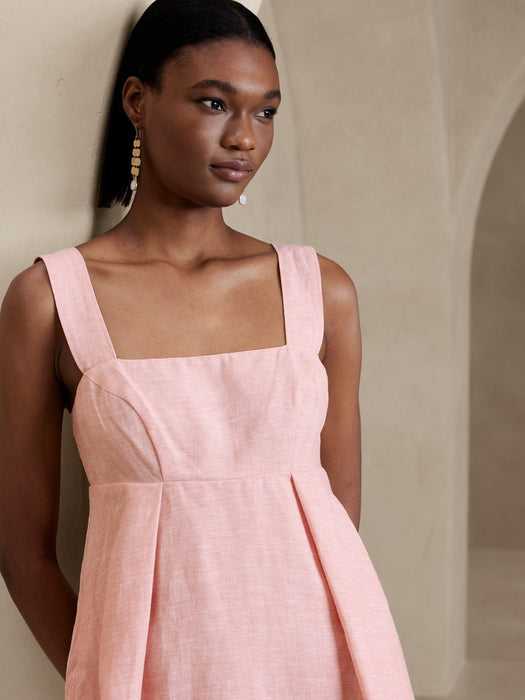 Kenza Linen Mini Dress