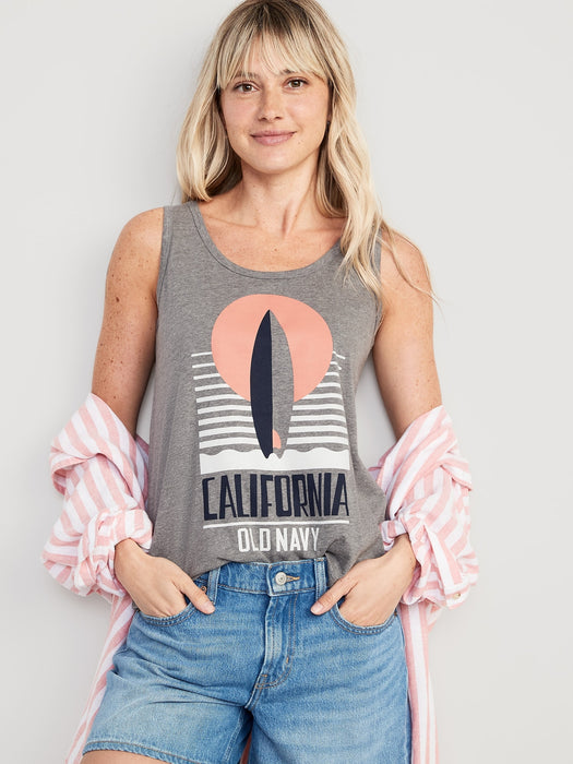 Logo Graphic Tank Top for Women