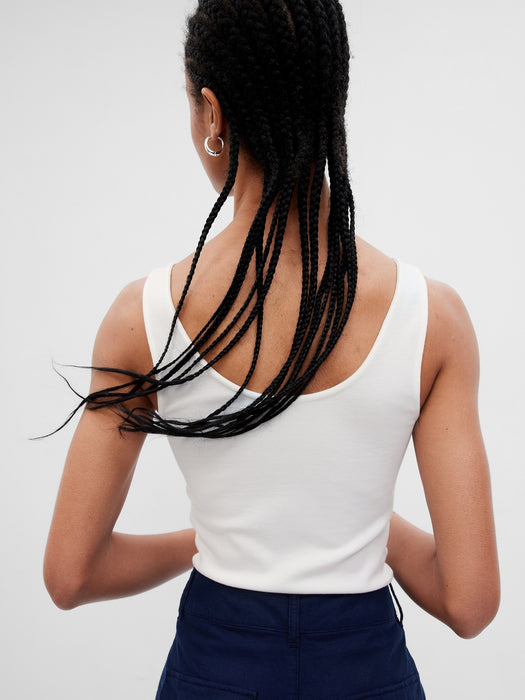 Modern Twist-Front Tank Top