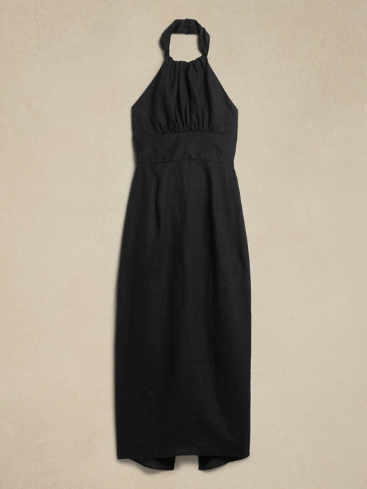 Lisa Linen Midi Dress