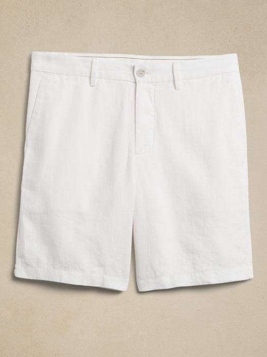 Lino 9" Linen Short