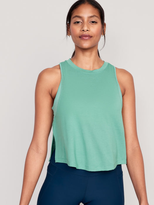 Sleeveless UltraLite All-Day Performance Cropped Top for Women