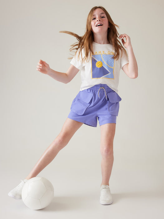 Athleta Girl Backpackin' Cargo 3" Short