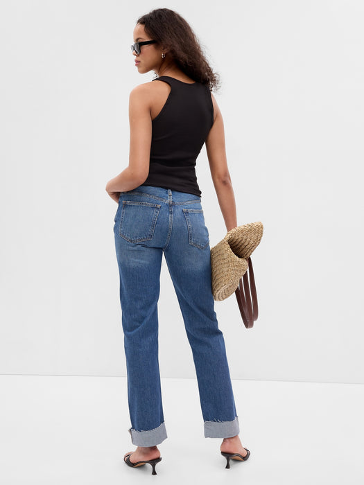 Boy Fit Jeans with Washwell