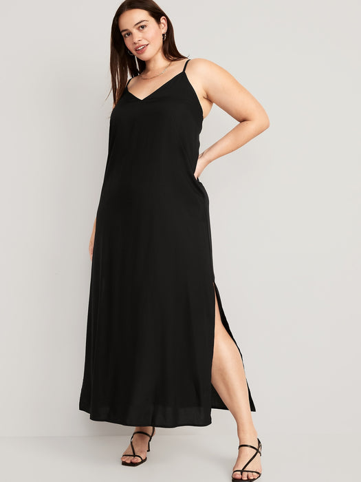 Tie-Back Maxi Slip Dress for Women