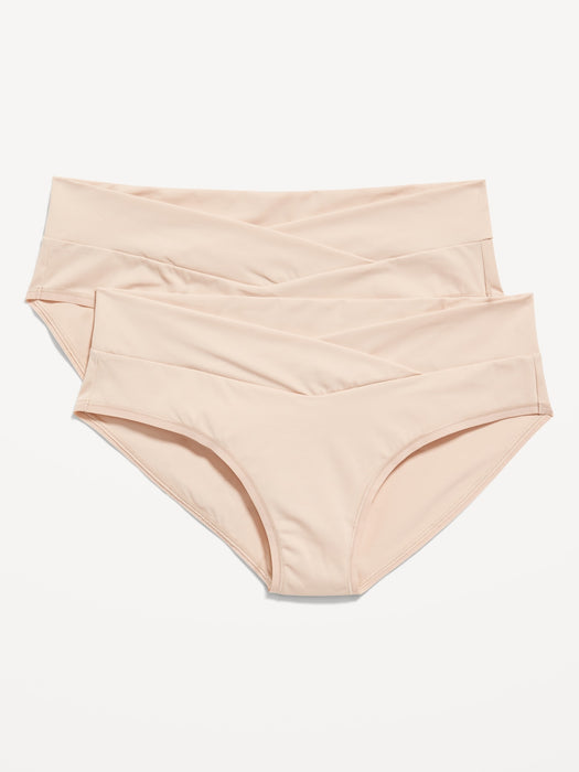 Maternity Low-Rise No-Show Bikini Underwear