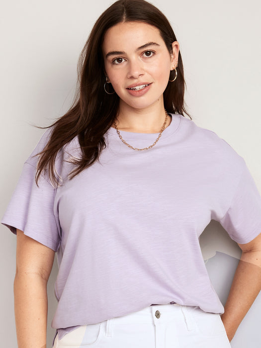 Vintage Slub-Knit T-Shirt for Women