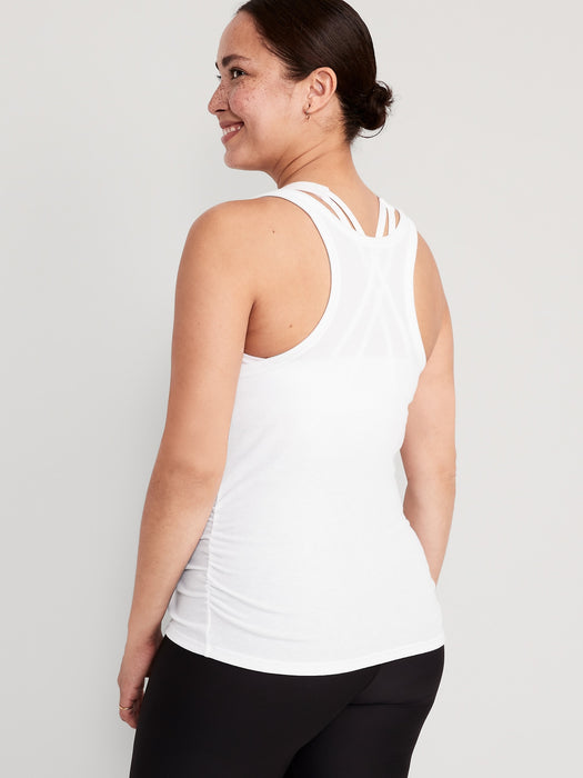 Maternity UltraLite Rib-Knit Racerback Tank Top