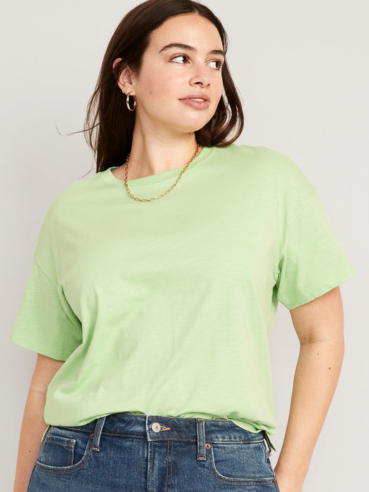 Vintage Slub-Knit T-Shirt for Women