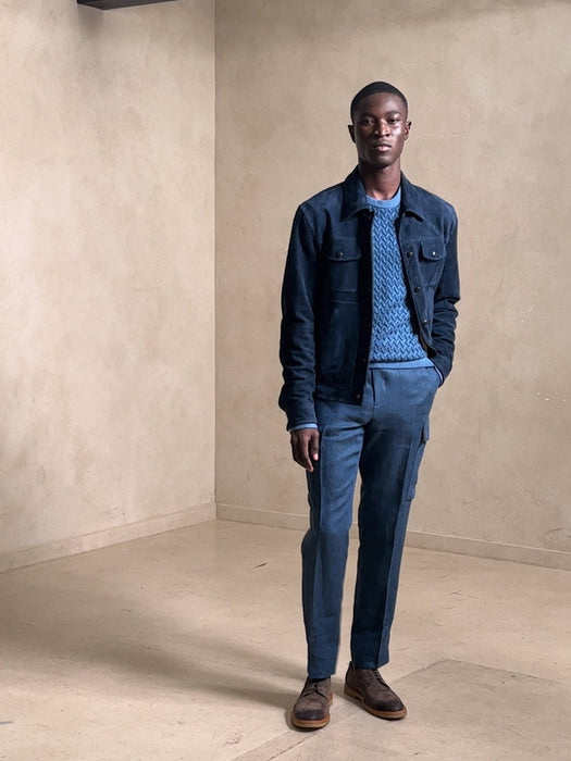 Linen Cargo Dress Pant