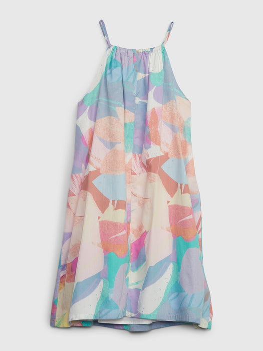 Kids Shiny Halter Dress