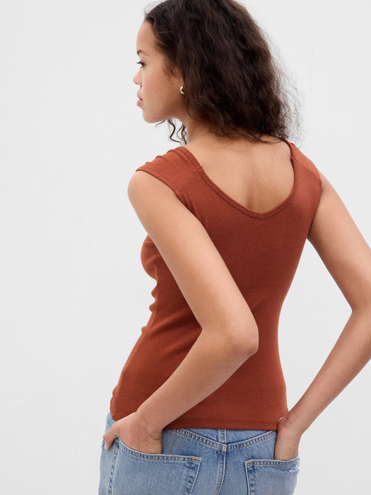 Modern Ruched Tank Top