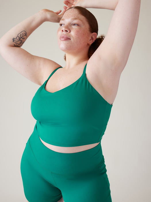 Elation V&#45Neck Longline Bra D&#45DD