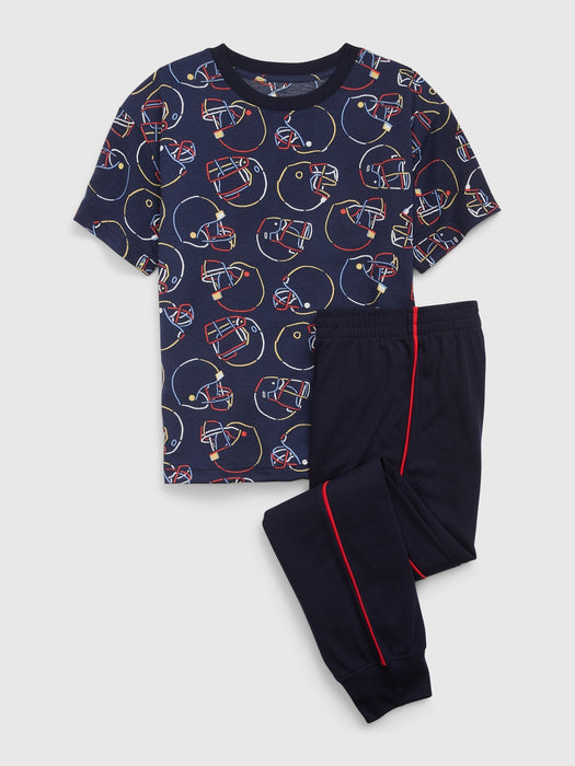 Kids Recycled Sports PJ Set