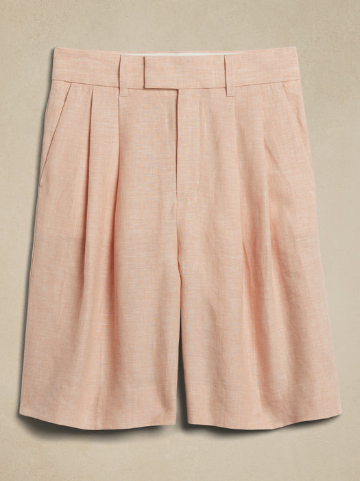 Palma Linen Bermuda Short
