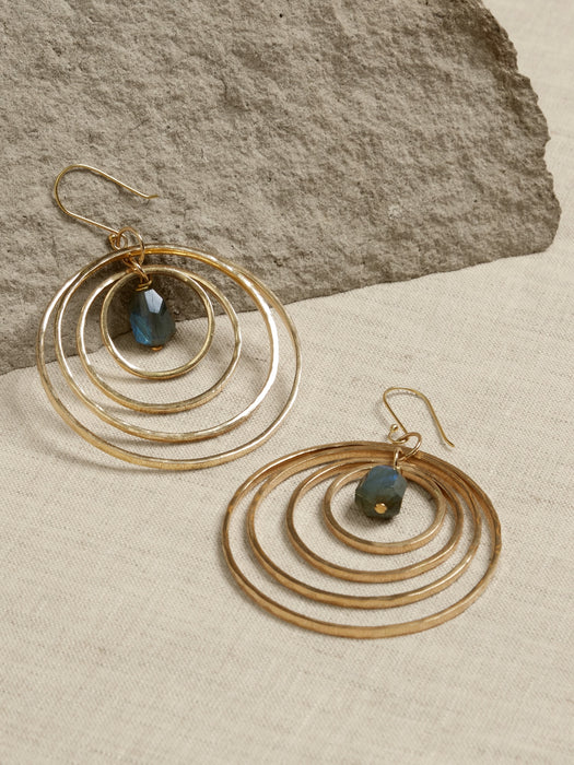 Labradorite Solar System Earrings | Aureus + Argent