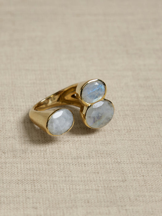 Ravena Moonstone Ring | Aureus + Argent