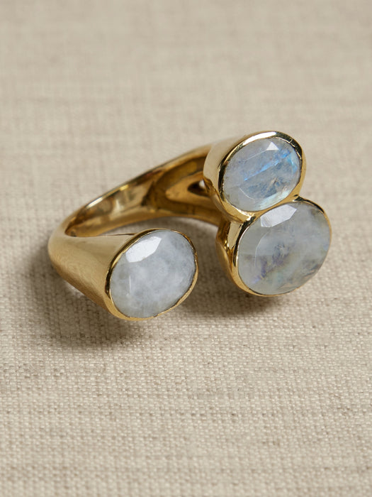 Ravena Moonstone Ring | Aureus + Argent