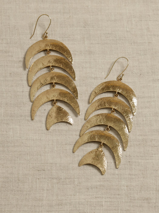 Mooncast Statement Earrings | Aureus + Argent