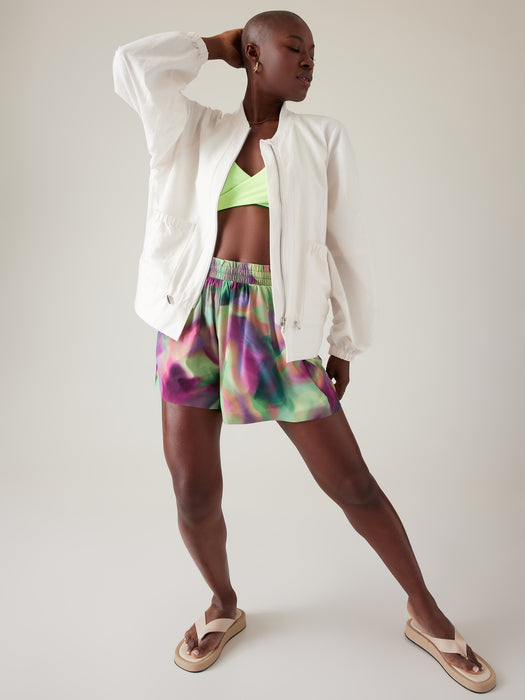 Keys Enlighten Up Linen Bomber