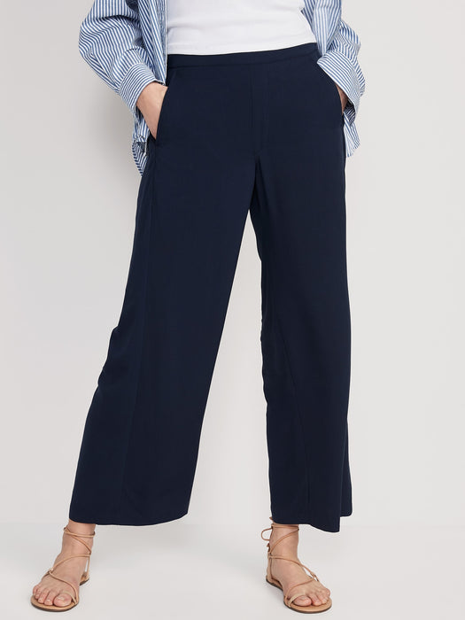 High-Waisted Playa Soft-Spun Wide-Leg Pants for Women