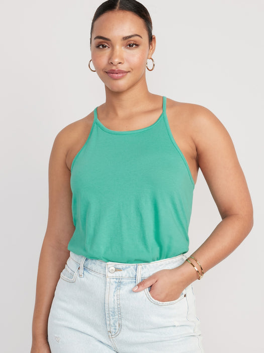 Relaxed Halter Tank Top