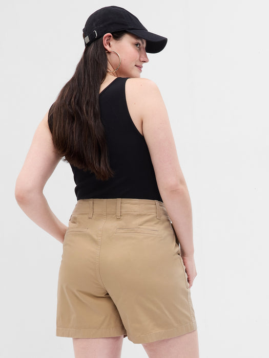 7" Downtown Khaki Shorts