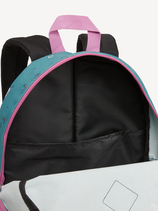 Patterned Canvas Backpack for Girls