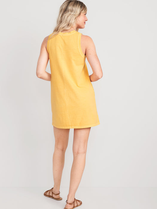 Sleeveless Jersey Swing Dress for Women