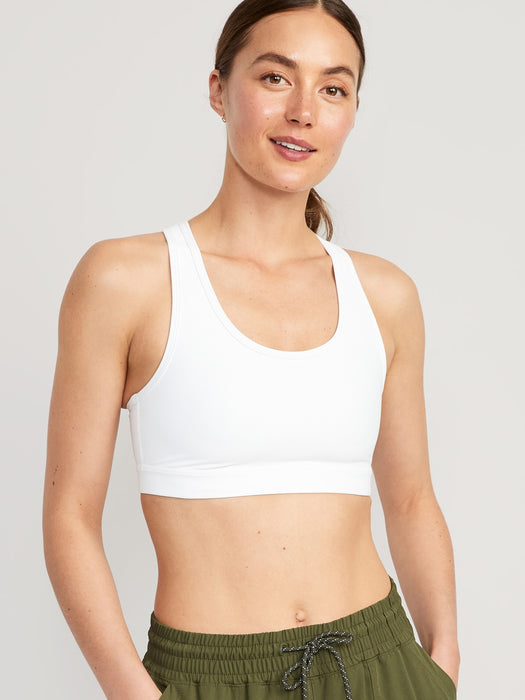 Medium-Support PowerSoft Racerback Sports Bra for Women