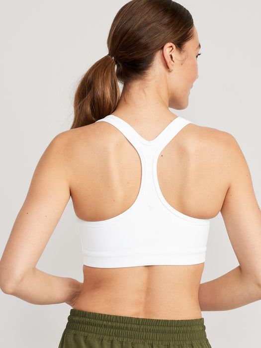 Medium-Support PowerSoft Racerback Sports Bra for Women