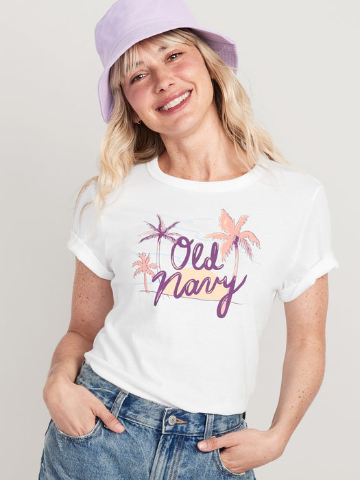 EveryWear Logo Graphic T-Shirt for Women