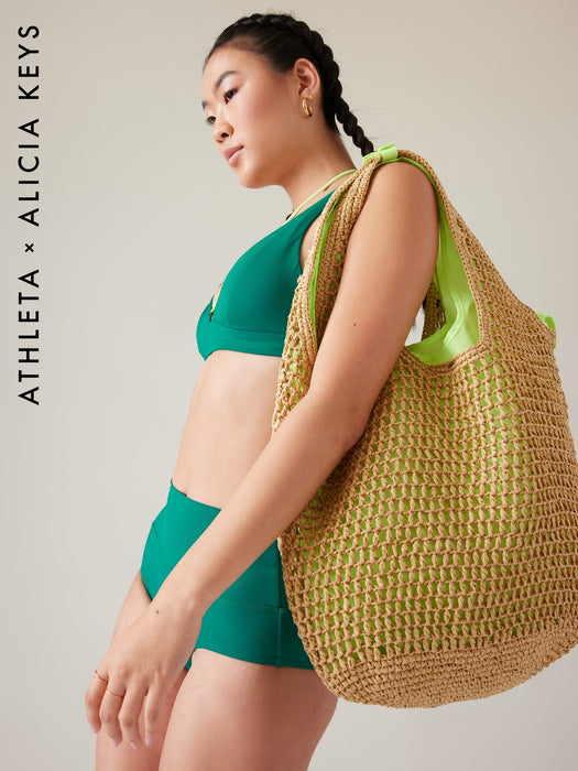 Keys Woven Beach Bag
