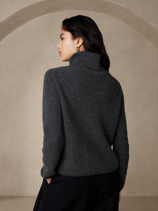 Chiara Cashmere Turtleneck Sweater