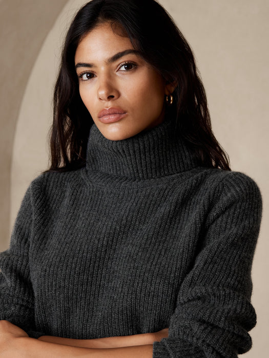 Chiara Cashmere Turtleneck Sweater