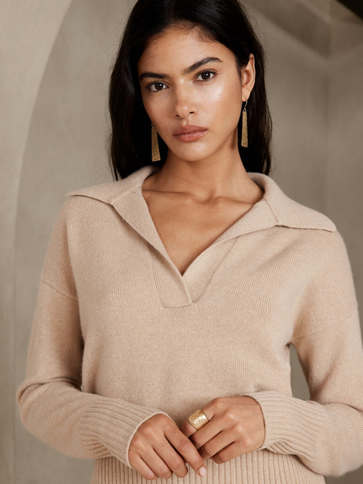 Luna Cashmere Sweater Polo
