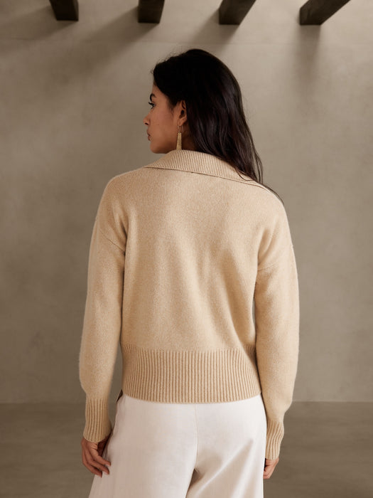 Luna Cashmere Sweater Polo
