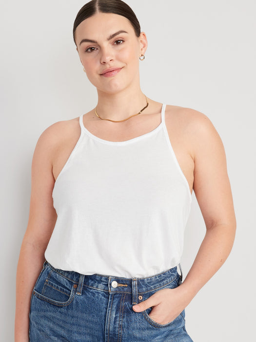 Relaxed Halter Tank Top for Women