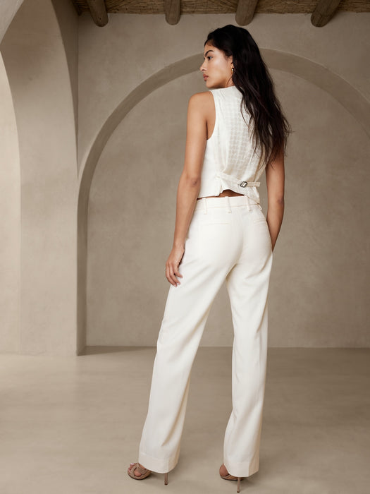 Lido Straight Italian Wool Pant