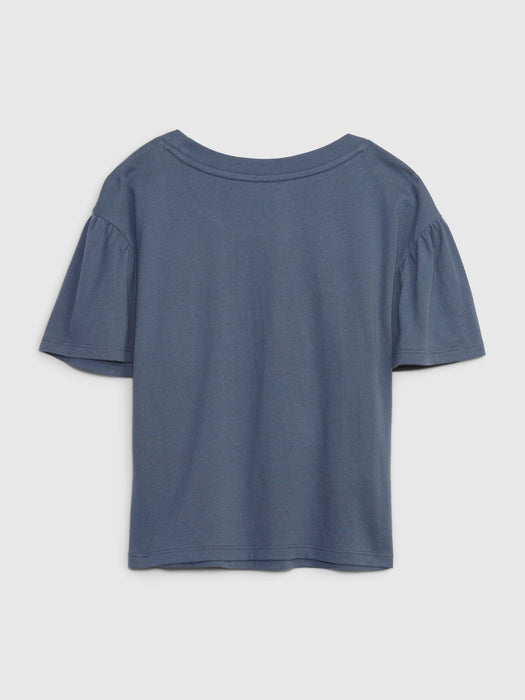 GapKids &#124 Disney 100% Organic Cotton Mickey Mouse Flutter Sleeve T-Shirt