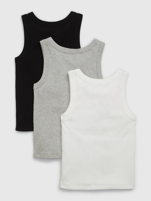 Kids Rib Tank Top (3-Pack)