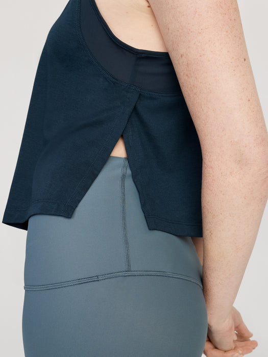 Sleeveless UltraLite All-Day Performance Cropped Top for Women