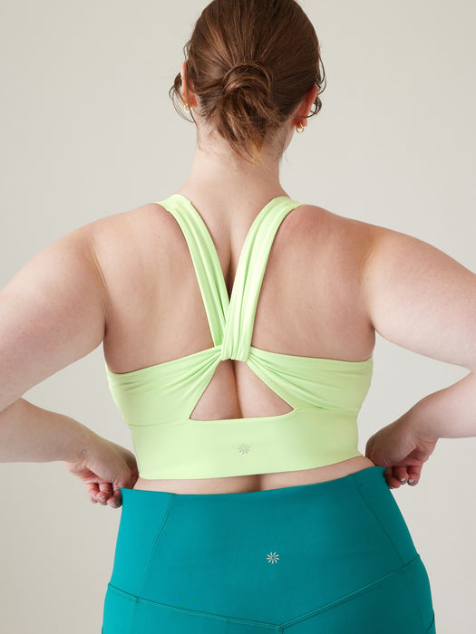 Warrior Twist Longline Bra D&#45DD